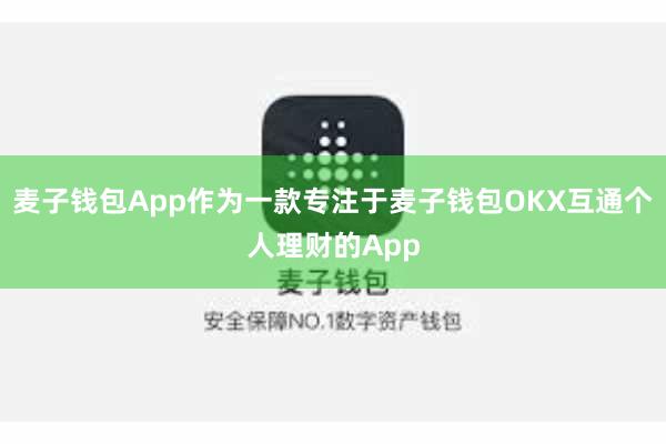 麦子钱包App作为一款专注于麦子钱包OKX互通个人理财的App