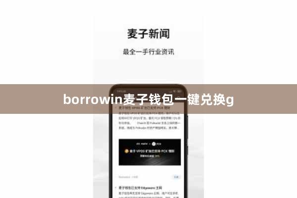 borrowin麦子钱包一键兑换g
