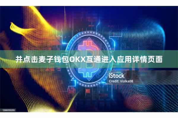 并点击麦子钱包OKX互通进入应用详情页面