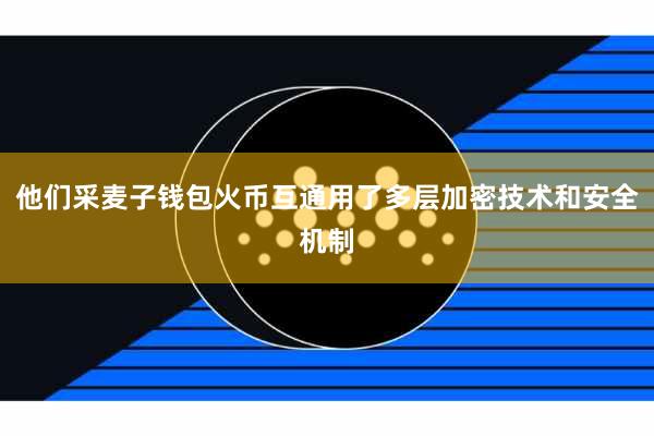 他们采麦子钱包火币互通用了多层加密技术和安全机制