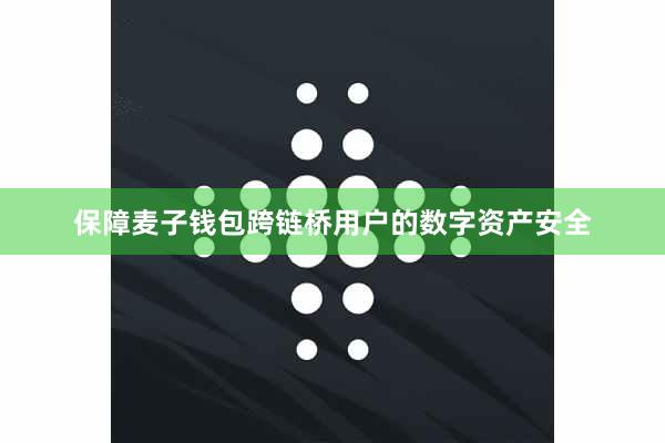 保障麦子钱包跨链桥用户的数字资产安全